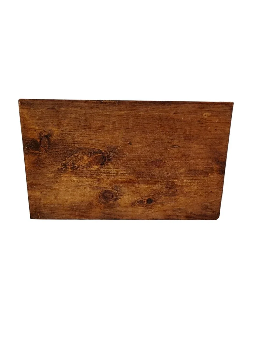 Vintage Grandmacore Retro 80's Wooden Roll-Top Bread Box